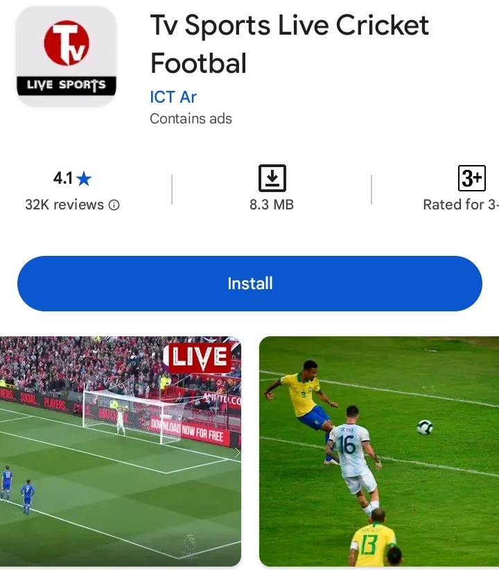 Tv Sports Live Cricket Football apps